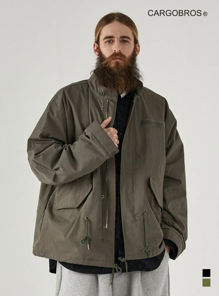 CB FISHTAIL SHORT PARKA (KHAKI)