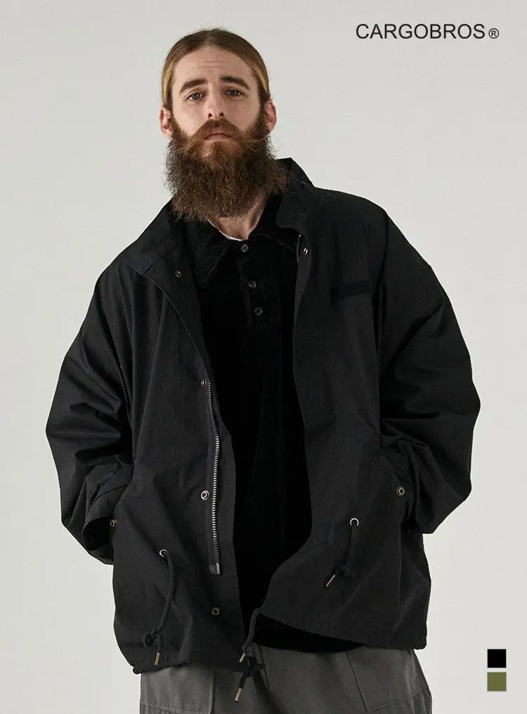 CB FISHTAIL SHORT PARKA (BLACK)