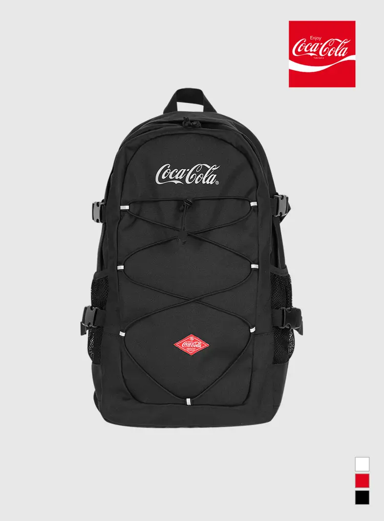 String coke logo back pack 블랙