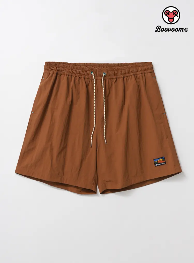 부붐 - Vintage Sailing & Beach Short Pants Brown