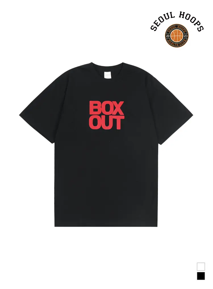 Box Out Tshirt 블랙