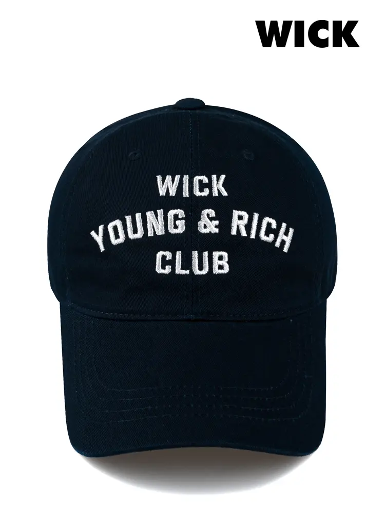 YOUNG & RICH CLUB CAP-네이비