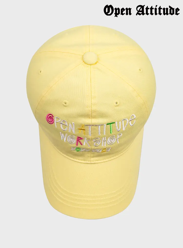 MULTI COLOR WORK SHOP BALL CAP-YELLOW