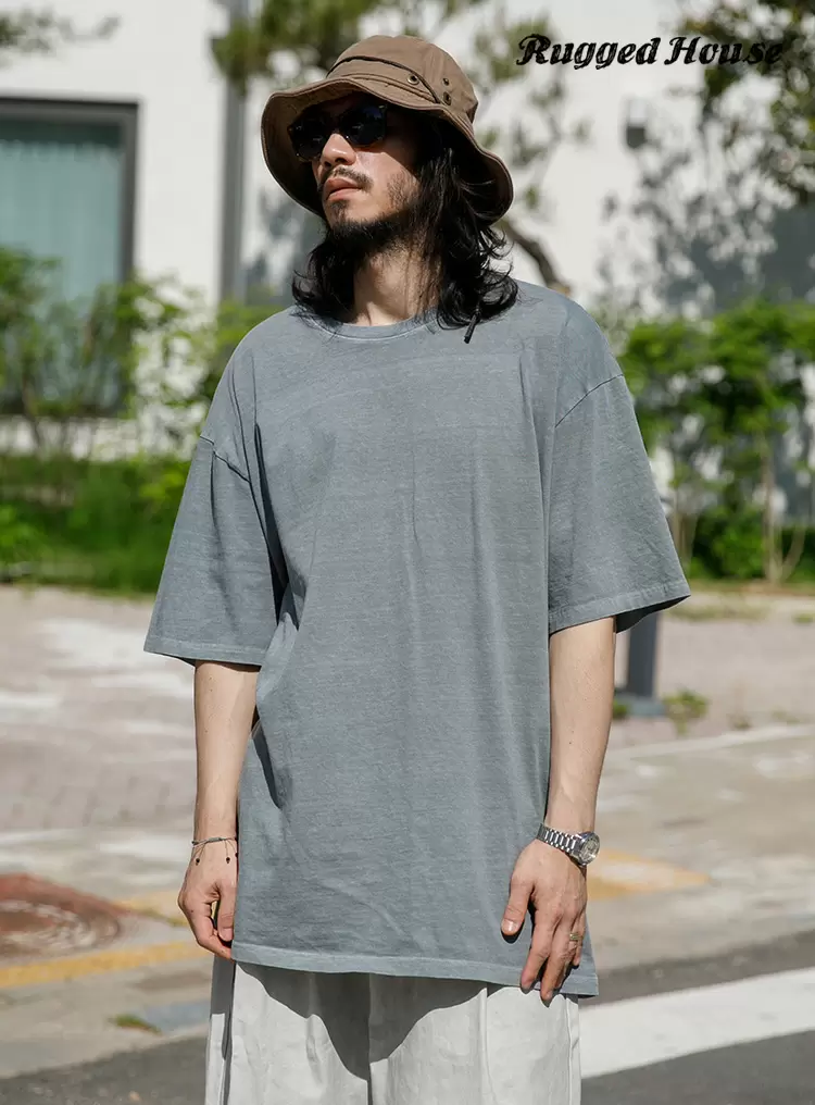 오버핏 피그먼트 다잉 반팔티