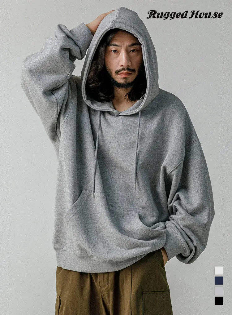 헤비웨이트 EverFit Hoodie 멜란지그레이