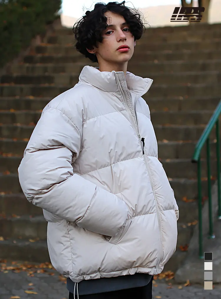 엠피 웰론 푸퍼 숏패딩 아이보리