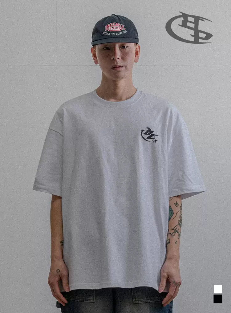 BC 워즈 디지털 반팔 티셔츠 WHITE