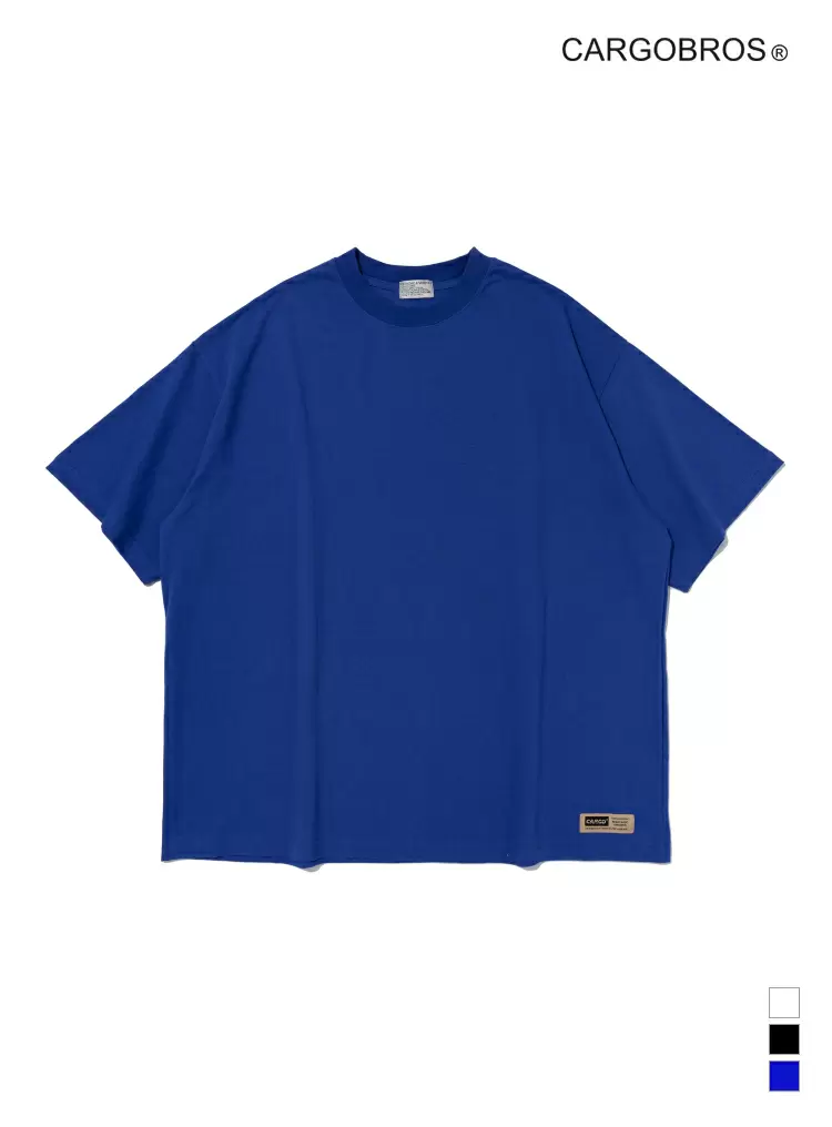 BINDING OVER BOX SHORT SLEEVE (BLUE)