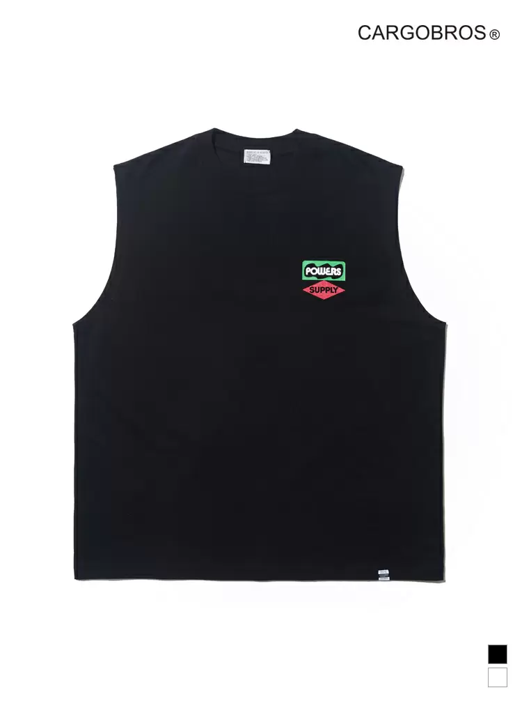 SUPPLY LOGO SLEEVELESS (BLACK)