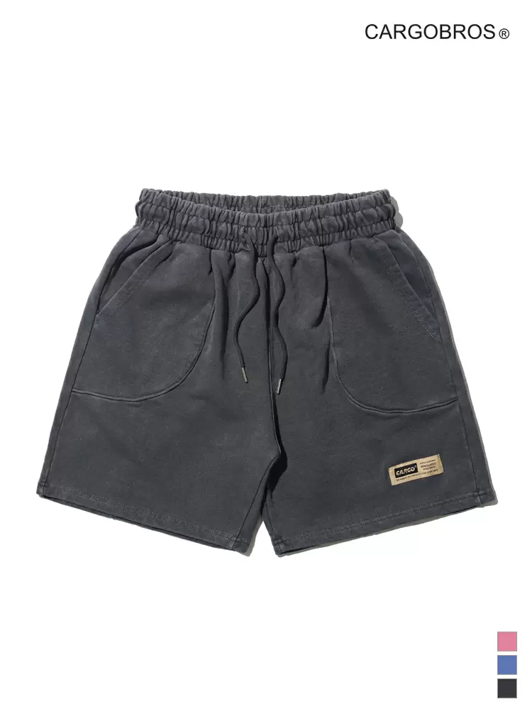 CB IN PIGMENT LINE SHORTS (CHARCOAL)