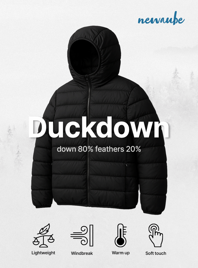 쉴드 라이트 후드 패딩 블랙