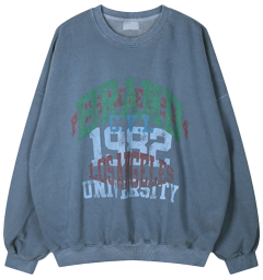1982 피그먼트 맨투맨 3컬러