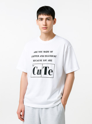 PD CUTE 오버핏 반팔티 2Color