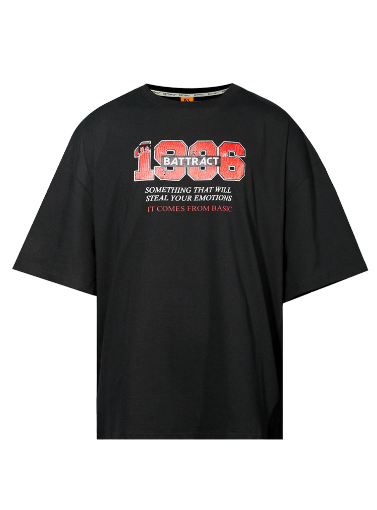 1986 프린팅 오버 핏 반팔