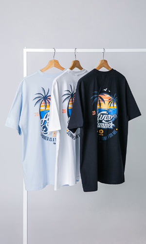 앨빈클로 SUMMER 오버핏 반팔티 BE54871 (3 COLOR)