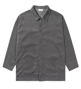 Corduroy Knit Collar Cardigan