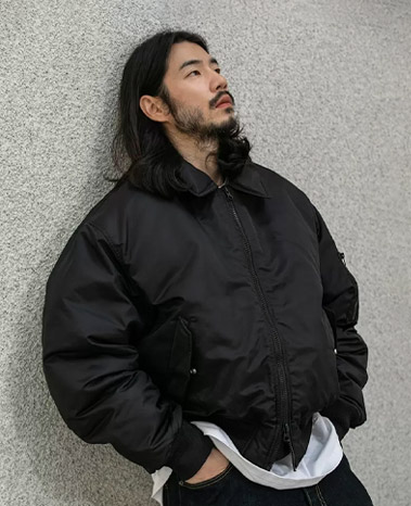 MA-1 TWOWAY WELLON SHORT JUMPER