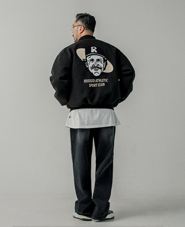 Athletic Club Baseball Jumper Black