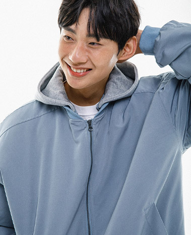 Henrik Hooded Detachable MA-1 Jumper Sora