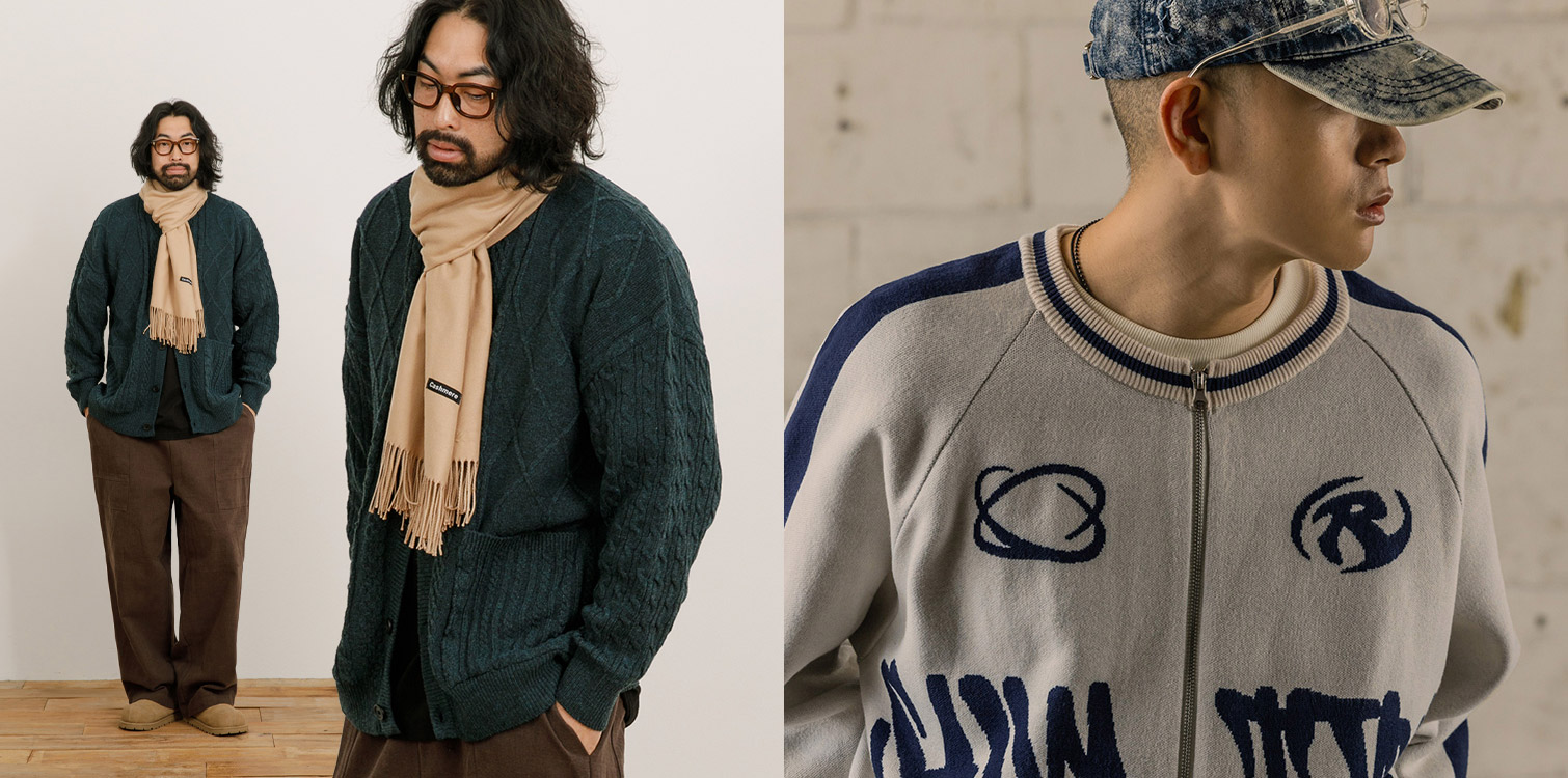 Zip-up&Cardigan Banner