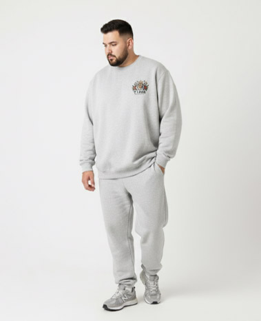 Tigray Crown Sweatshirt_Gray