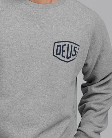 Shield Crew Neck Gray