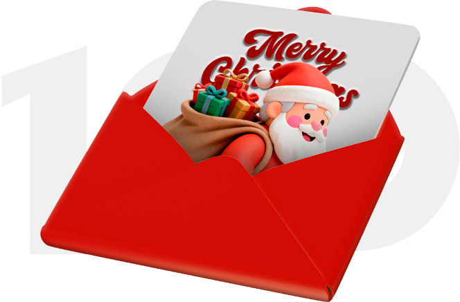 크리스마스 기프트 카드 이미지