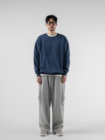 22 원턱 파라슈트 벌룬 스웨트팬츠 그레이