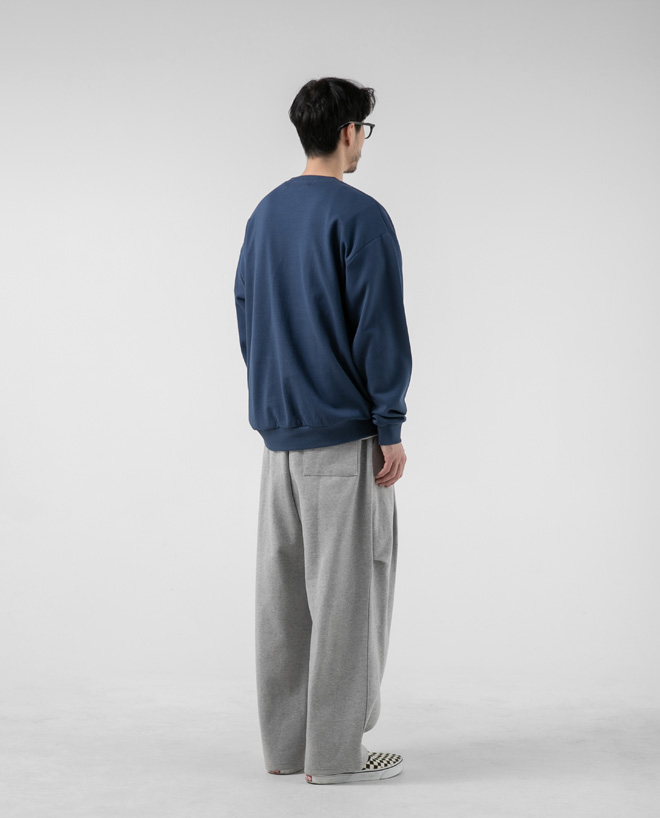 22 원턱 파라슈트 벌룬 스웨트팬츠 그레이