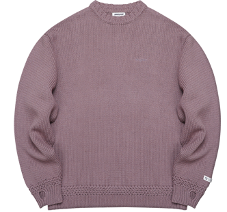 anglan - Round Heavy Sweater - Indi Pink  