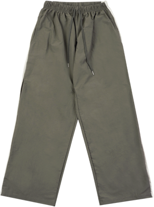 BURNING CAPONE - BC Nylon Side Coloring Pants 챠콜