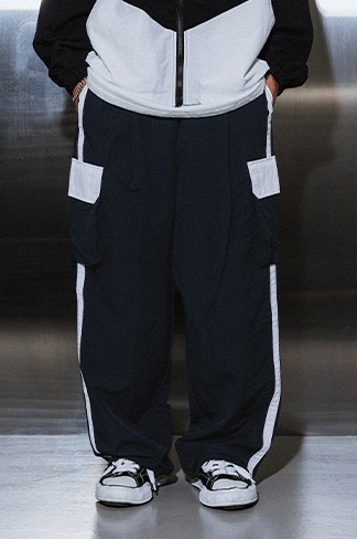 BC Track Cargo Pants-navy