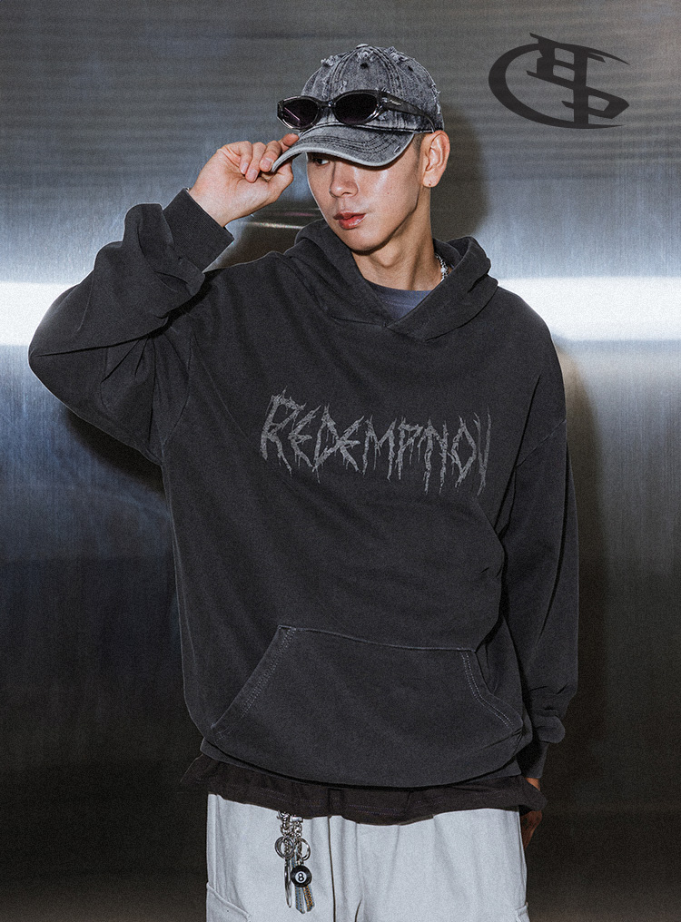 BC Vintage Crack Hoodie 챠콜 상품페이지 연결