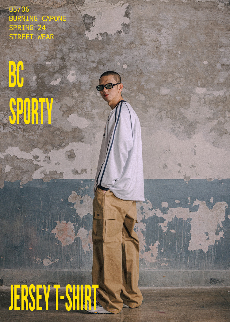 BC Sporty Jersey T-shirt 화이트