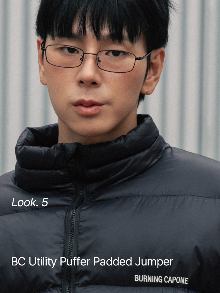 BC 유틸리티 푸퍼 패딩점퍼 (BLACK)