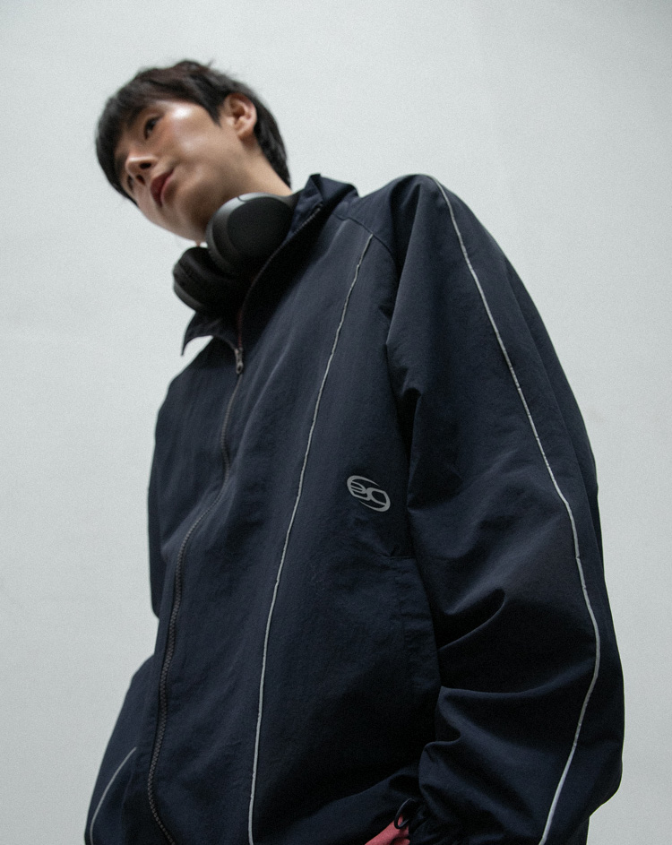 BC 스카치 윈드브레이커 자켓 (NAVY)