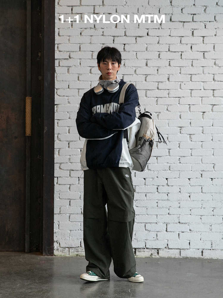 [1+1] BC 나일론 프레임 워크 맨투맨