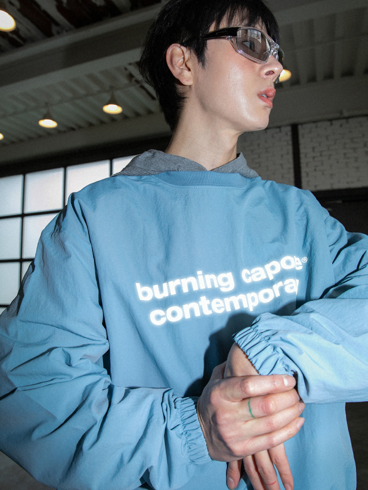 BC 나일론 스카치 나염 맨투맨 (SKY BLUE)