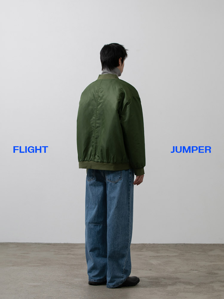 네이티브 아메리칸 항공점퍼 카키