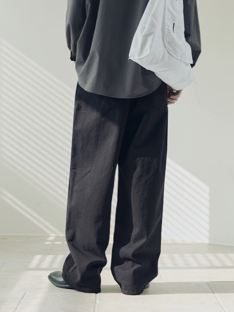 벨벳 더블니 히든밴딩 데님팬츠