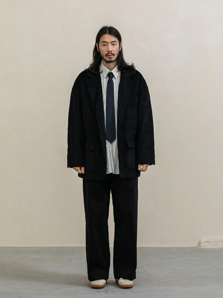 메이플 코듀로이 퀼팅 패딩 자켓 3컬러