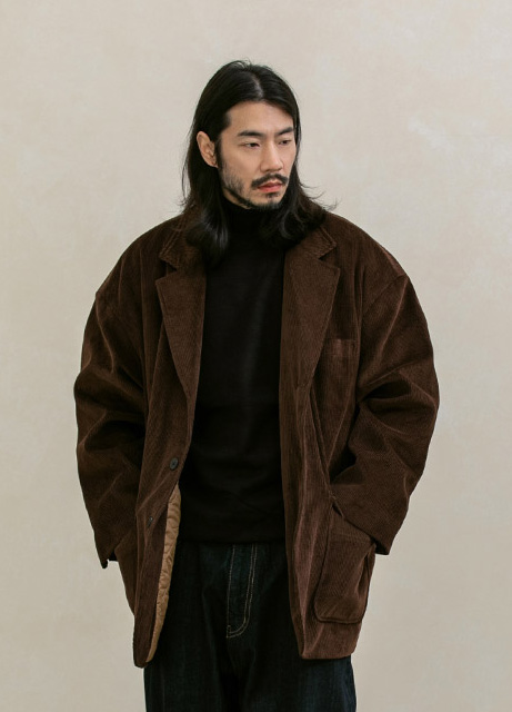 메이플 코듀로이 퀼팅 패딩 자켓 3컬러