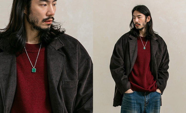 메이플 코듀로이 퀼팅 패딩 자켓 3컬러