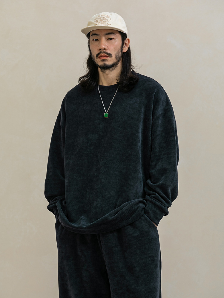 풀오버 코듀로이 기모 셋업 2컬러